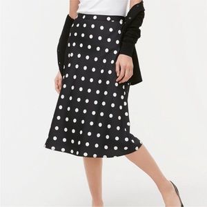 EUC Polka dot midi skirt